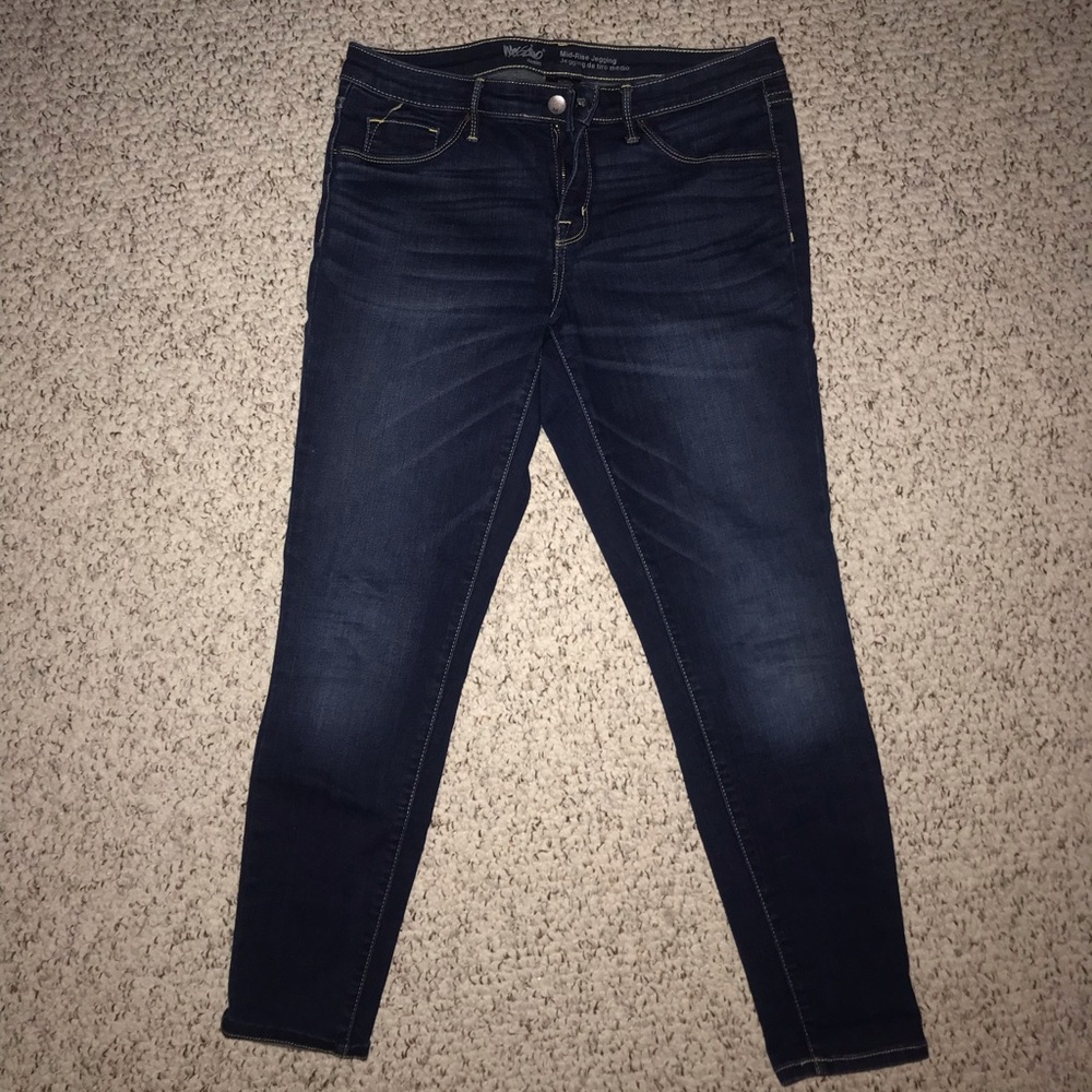 Target mid-rise jeggings/jeans